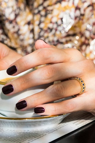 Bague Pianosa - Geelgoud en Saffieren