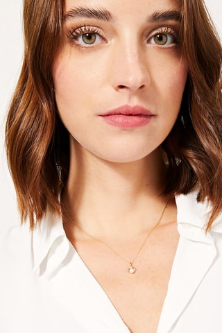 Hanger Lova Pearl Geelgoud en Cultivéparels