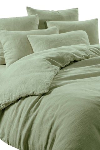 Housse de couette en lin Limy - Amande