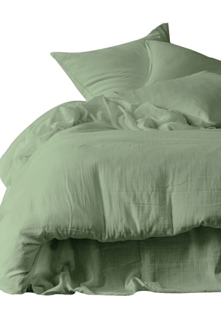 Housse de couette en lin Limy - Amande