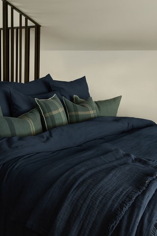 Housse de couette en lin Limy - Encre