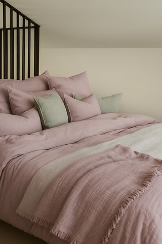 Housse de couette en lin Limy - Pétale