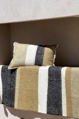 Plaid en laine Calypso - Gold - 130 x 200 cm