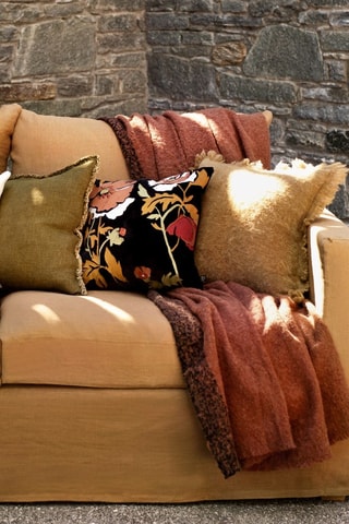 Plaid en laine Aspen - Brick - 130 x 200 cm