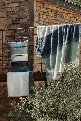 Plaid en laine Calypso - Céladon - 130 x 200 cm