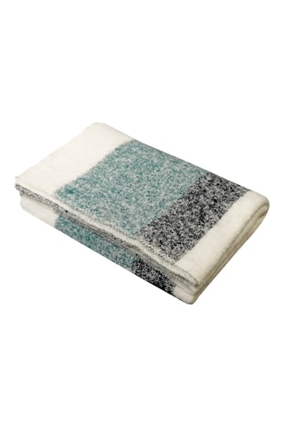 Plaid en laine Calypso - Céladon - 130 x 200 cm