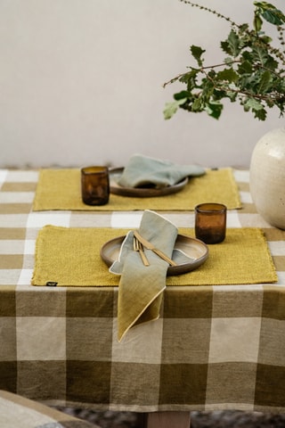 6 sets de table en lin Cuba - 35 x 48 cm