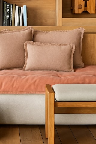 Housse de coussin en laine Aspen - Pétale - 50 x 80 cm