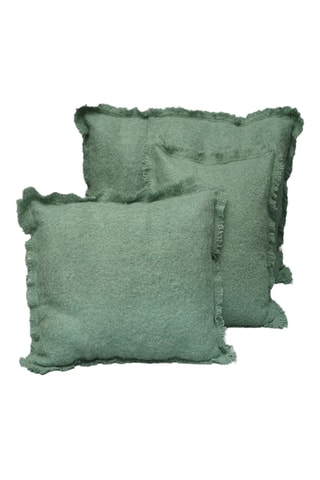 Housse de coussin en laine Aspen - Sauge - 45 x 45 cm