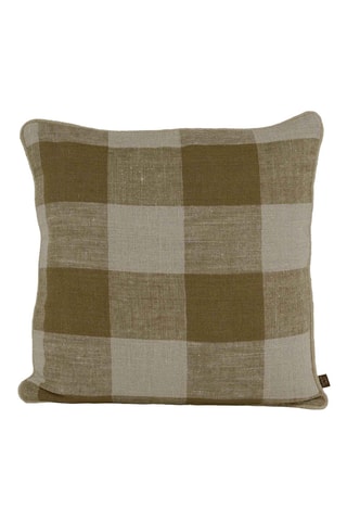 Housse de coussin en lin Palma - Gold - 45 x 45 cm