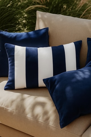 Housse de coussin Perth - Encre - 40 x 60 cm