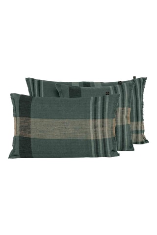 Housse de coussin en lin Aalborg - Pigeon - 40 x 60 cm