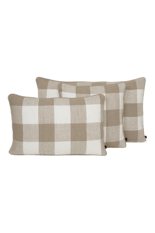 Housse de coussin en lin Palma - Naturel - 40 x 60 cm