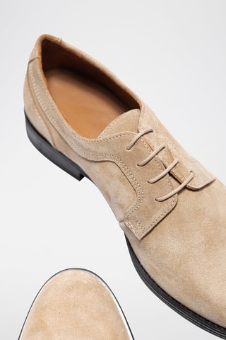 Derbys en nubuck Christopher - Beige