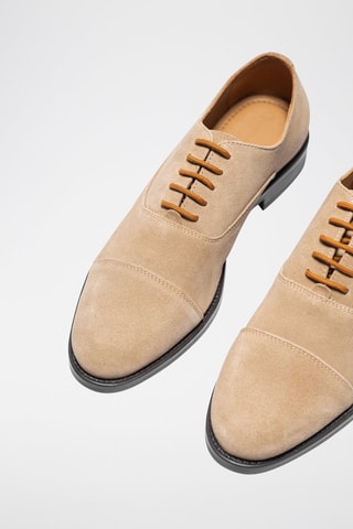 Richelieus en nubuck Briano - Taupe