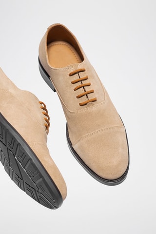 Richelieus en nubuck Briano - Taupe