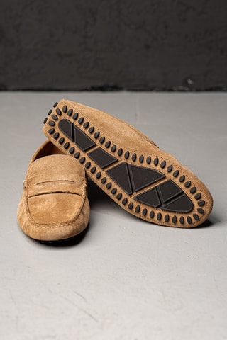 Mocassins en nubuck Jason - Beige