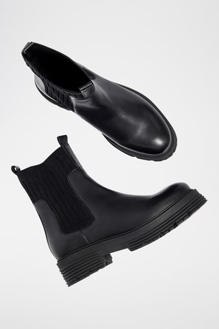 Leren Chelsea Boots Celune - Zwart