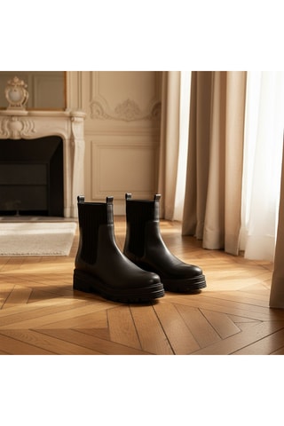 Leren Chelsea Boots Celune - Zwart