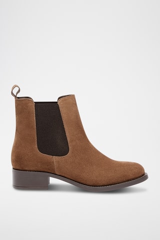 Bottines Chelsea en nubuck Musea - Camel
