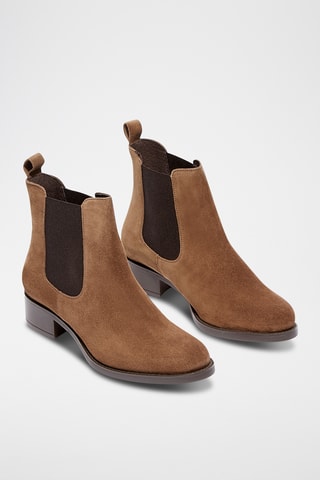 Bottines Chelsea en nubuck Musea - Camel