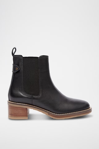Leren Chelsea Boots Eclore - Zwart