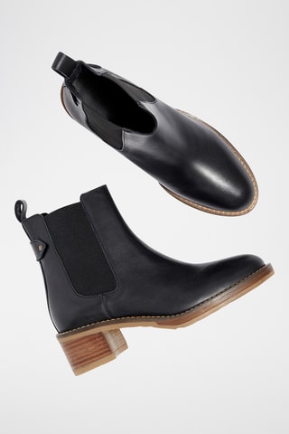 Leren Chelsea Boots Eclore - Zwart