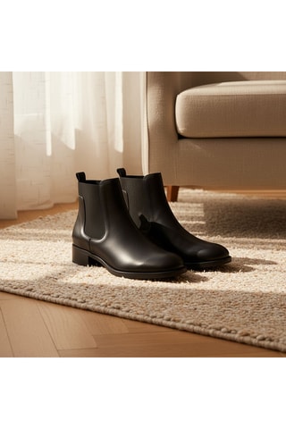 Leren Chelsea Boots Eliana - Zwart