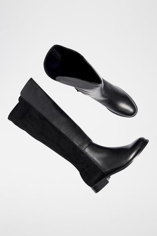 Bottes en cuir Mistral - Noir