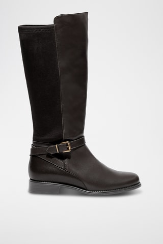 Bottes en cuir Velina - Noir