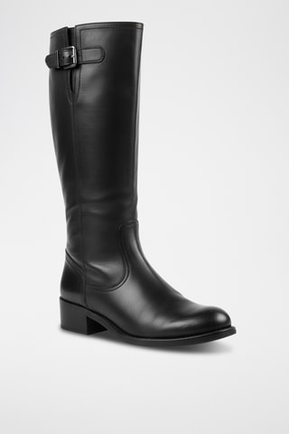 Bottes en cuir Orée - Noir