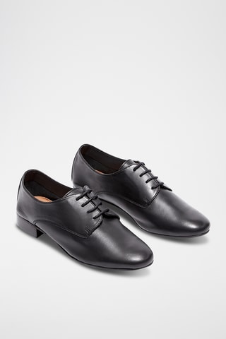 Derbys en cuir de chèvre Complice 7 - Noir