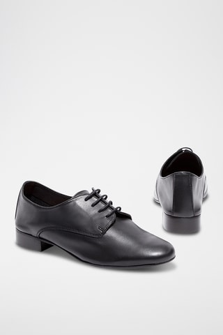 Derbys en cuir de chèvre Complice 7 - Noir