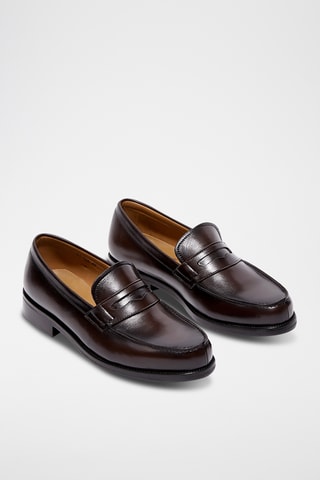 Mocassins en cuir Aurelian - Marron foncé