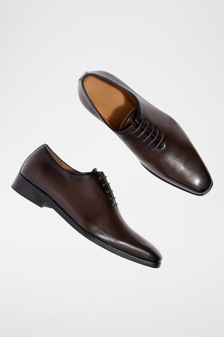 Richelieus en cuir Soren - Marron