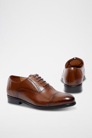 Richelieus en cuir Silvar - Marron