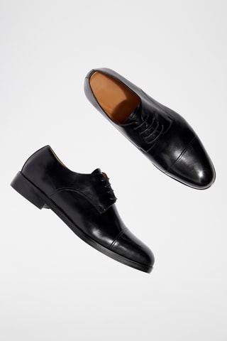 Derbys en cuir Nerian - Noir