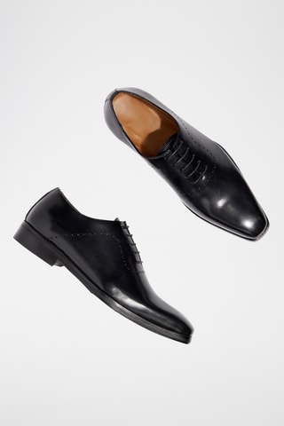 Richelieus en cuir Veylan - Noir