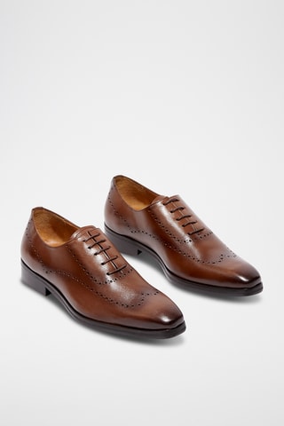 Richelieus en cuir Noven - Marron