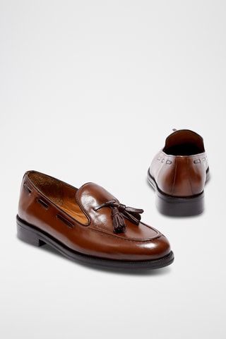Mocassins en cuir Orvian - Marron