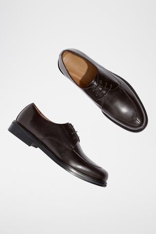Derbys en cuir Corveni - Marron
