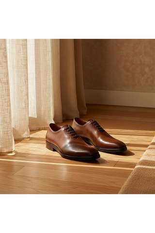 Richelieus en cuir Cerian - Marron