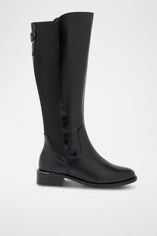 Bottes en cuir Bili - Noir