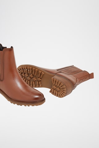 Bottines en cuir Buba - Camel
