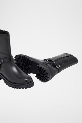 Leren Enkellaarzen Zephira - Zwart