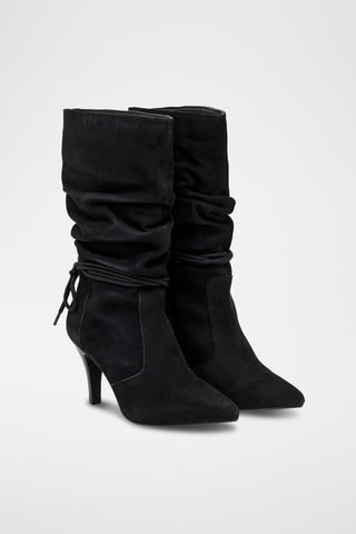 Bottes en cuir Meissa - Noir