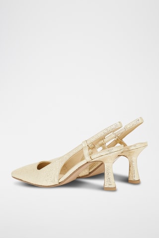 Escarpins en cuir Sayuri - Doré