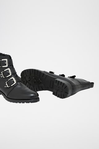 Leren Enkellaarzen Firenza - Zwart