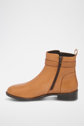 Bottines en cuir Juliette - Camel