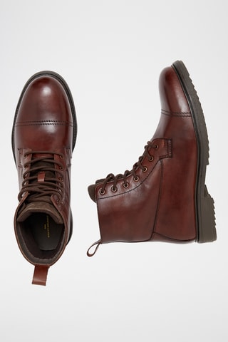 Boots en cuir Azur - Marron